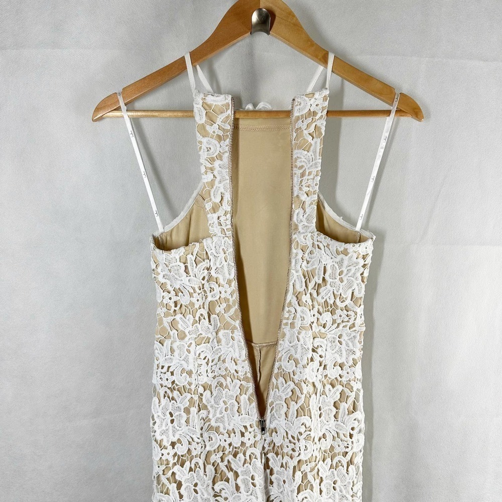 Lulus Keep My Heart White Crochet Lace Formal Dress Size XS - Picture 6 of 13
